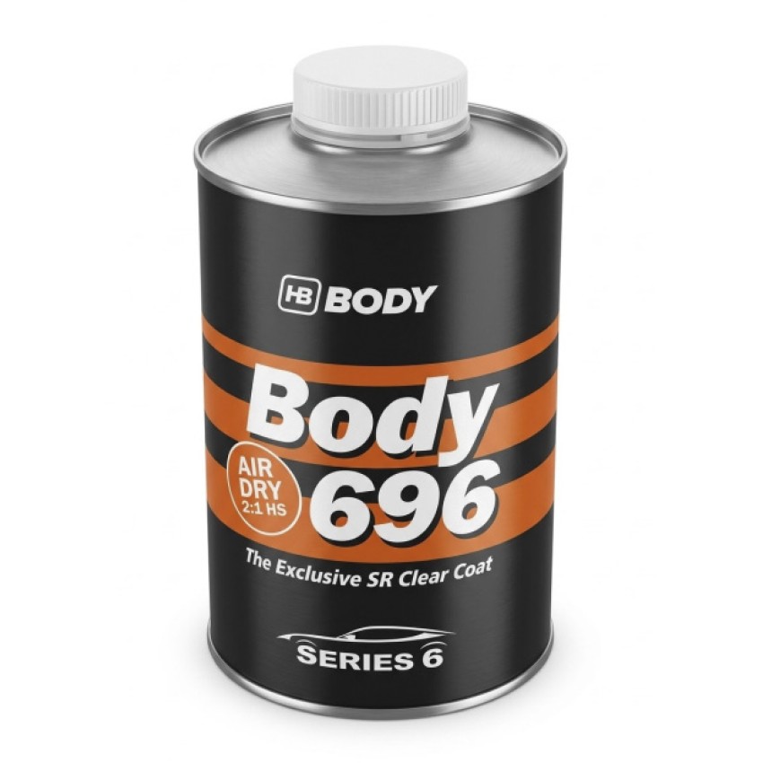 HB BODY 696 AIR DRY 2:1 HS CLEAR COAT- ΑΚΡΥΛΙΚΟ ΒΕΡΝΙΚΙ ΤΑΧΕΙΑΣ ΞΗΡΑΝΣΗΣ ΚΑΙ ΥΨΗΛΗΣ ΑΝΤΟΧΗΣ 1LT