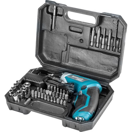 ΚΑΤΣΑΒΙΔΙ ΜΠΑΤΑΡΙΑΣ BORMANN PRO BBP3010 3.6V ΜΕ ΒΑΛΙΤΣΑ ΚΑΙ 44 ΕΞΑΡΤΗΜΑΤΑ