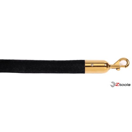 ΣΧΟΙΝΙ ΒΕΛΟΥΔΙΝΟ (VELVET) ΜΕ ΧΡΥΣΟ ΓΑΝΤΖΟ ΜΗΚΟΥΣ 150CM VBG-150