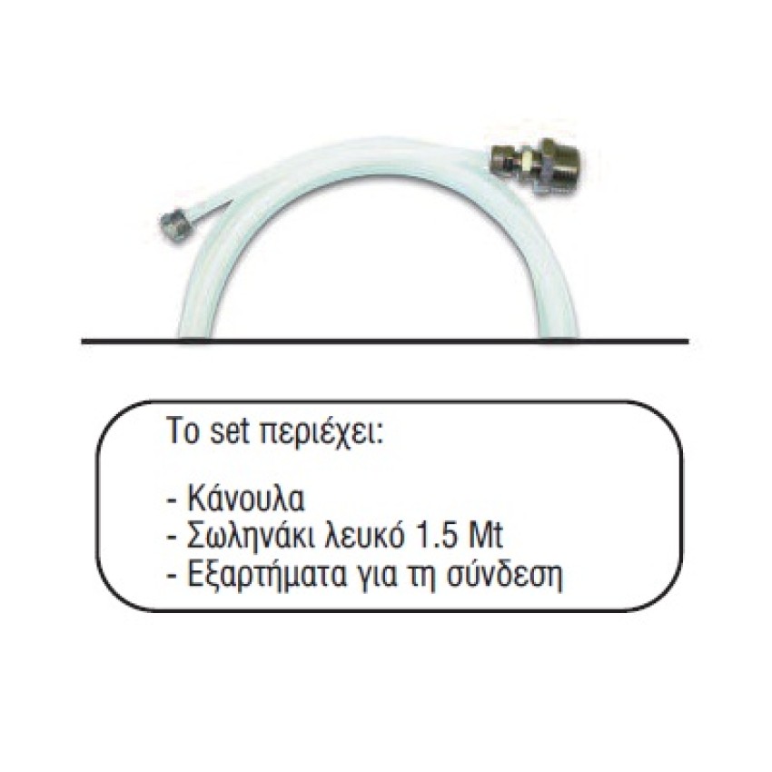 ΣΕΤ ΚΑΝΟΥΛΑ ΓΙΑ ΦΙΛΤΡΟ ΝΕΡΟΥ ΜΕ ΕΓΚΑΤΑΣΤΑΣΗ ΠΑΝΩ ΣΤΟΝ ΠΑΓΚΟ