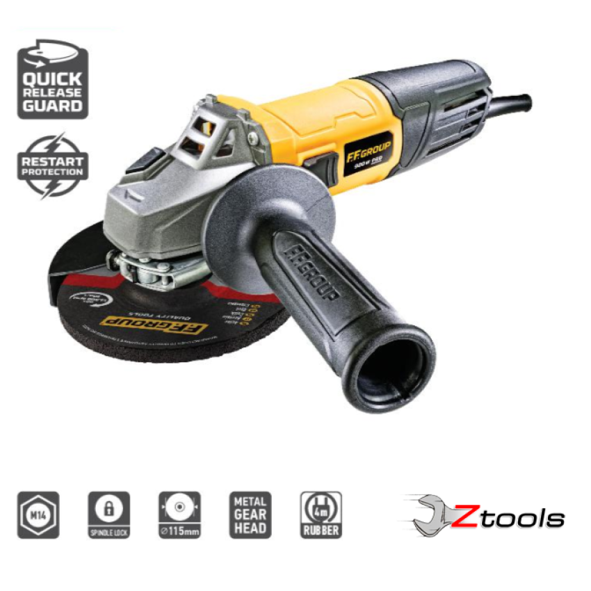 ΤΡΟΧΟΣ ΓΩΝΙΑΚΟΣ FF GROUP AG 125/900 PRO ΕΠΑΓΓΕΛΜΑΤΙΚΗΣ ΧΡΗΣΗΣ 41630