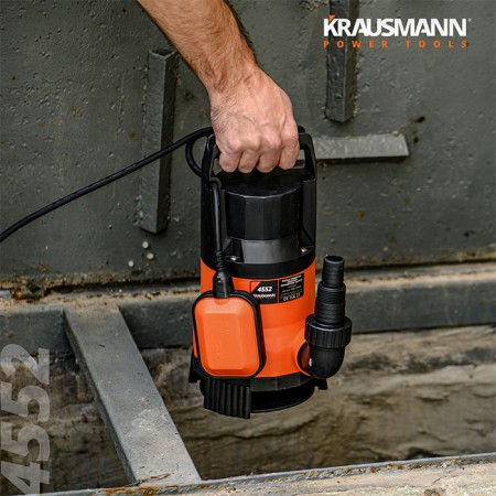 ΥΠΟΒΡΥΧΙΑ ΑΝΤΛΙΑ ΑΚΑΘΑΡΤΩΝ ΥΔΑΤΩΝ 900W KRAUSMANN 4552