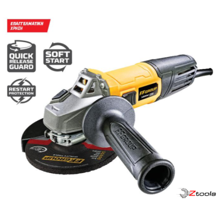 ΤΡΟΧΟΣ ΓΩΝΙΑΚΟΣ ΡΥΘΜΙΖΟΜΕΝΟΣ FF GROUP AG 125/1100Ε PRO ΕΠΑΓΓΕΛΜΑΤΙΚΗΣ ΧΡΗΣΗΣ 44826