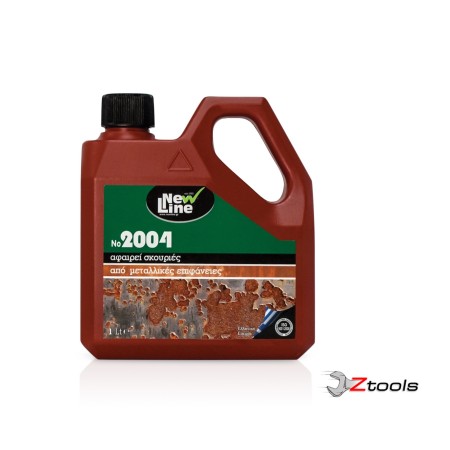 ΣΚΟΥΡΙΟΦΑΓΟΣ ΣΙΔΗΡΟΥ ΑΦΑΙΡΕΙ ΣΚΟΥΡΙΕΣ RUST REMOVER ΑΠΟ ΜΕΤΑΛΛΙΚΕΣ ΕΠΙΦΑΝΕΙΕΣ ΝΟ.2004 1LT NEW LINE