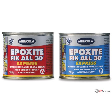 ΚΟΛΛΑ ΙΣΧΥΡΗ ΕΠΟΞΙΚΗ - ΣΤΟΚΟΣ EXPRESS  EPOXITE FIX ALL 30" MERCOLA 400GR