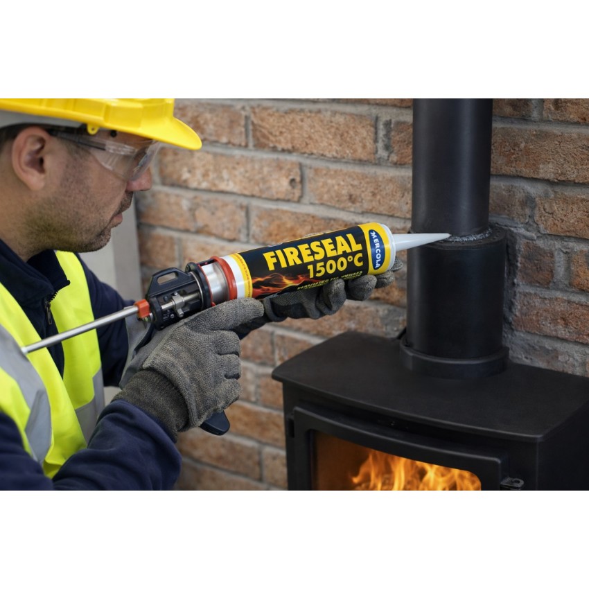 ΚΟΛΛΑ ΣΙΛΙΚΟΝΗΣ FIRESEAL 1500C MERCOLA 280ML
