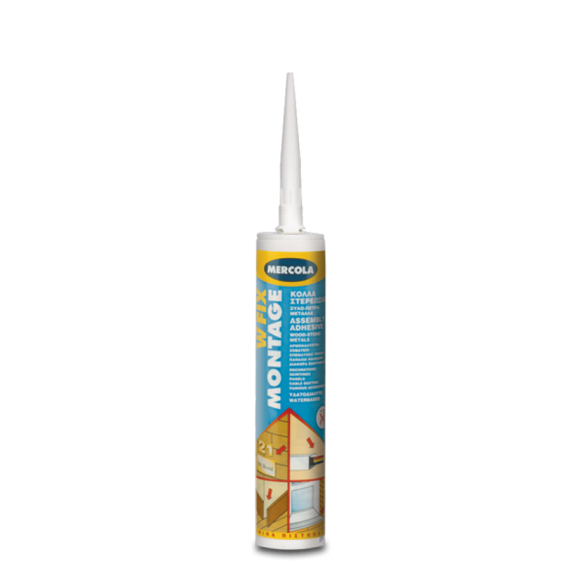 ΚΟΛΛΑ ΣΤΕΡΕΩΣΗΣ ΜΟΝΤΑΖΟΚΟΛΛΑ ΝΕΡΟΥ W FIX MONTAGE MERCOLA 280ML