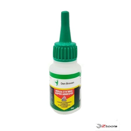 ΚΟΛΛΑ ΣΤΙΓΜΗΣ ΚΥΑΝΟΚΡΙΛΙΚΗ DENBRAVEN SUPER ADHESIVE 20GR