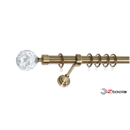ΚΟΥΡΤΙΝΟΒΕΡΓΑ Φ25 ΠΤΥΣΣΟΜΕΝΗ 140-250CM ΟΞΕΙΔΕ Ν9 BALL