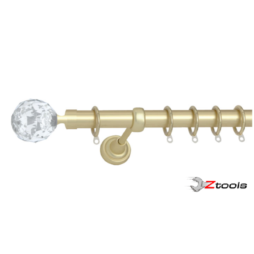ΚΟΥΡΤΙΝΟΒΕΡΓΑ Φ25 ΠΤΥΣΣΟΜΕΝΗ 140-250CM ΧΡΥΣΟ Ν9 BALL