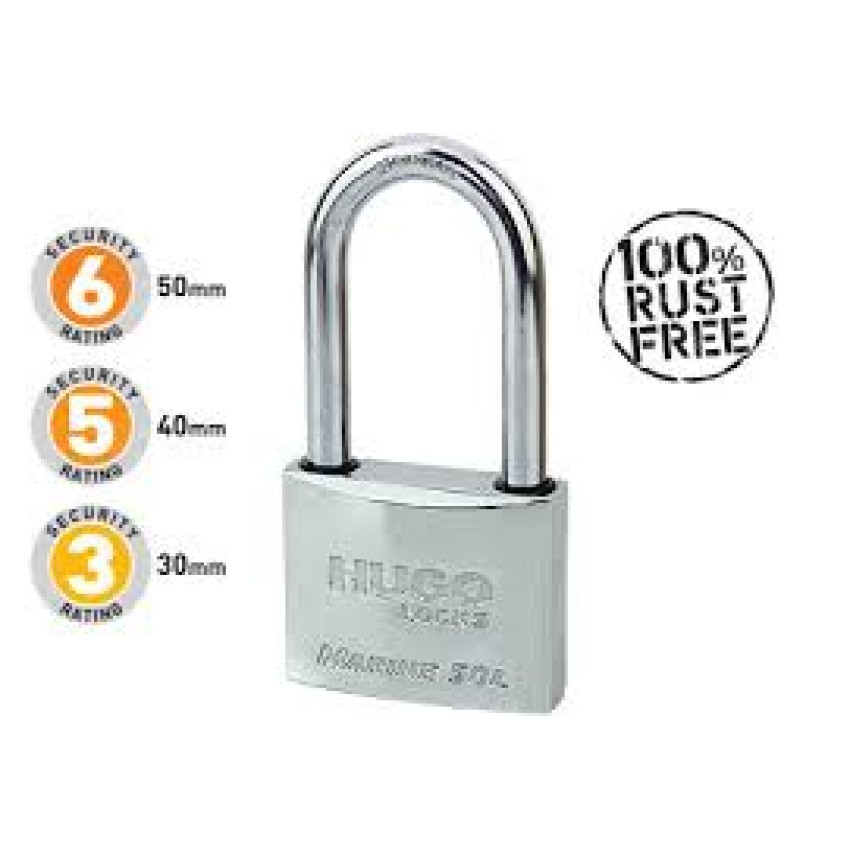 ΛΟΥΚΕΤΟ INOX ΝΑΥΤΙΚΗΣ ΧΡΗΣΗΣ ΜΑΚΡΥΛΑΙΜΟ HUGO LOCKS MARINE L