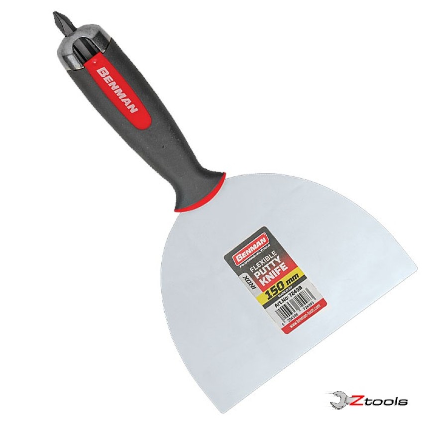 ΣΠΑΤΟΥΛΑ ΒΙΔΟΣΠΑΤΟΥΛΑ ERGOSOFT BENMAN INOX 2K SOFT ΛΑΒΗ PH ΜΥΤΗ 150MM 72498