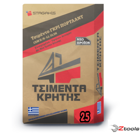 ΤΣΙΜΕΝΤΟ ΚΡΗΤΗΣ ΓΚΡΙ  25KG