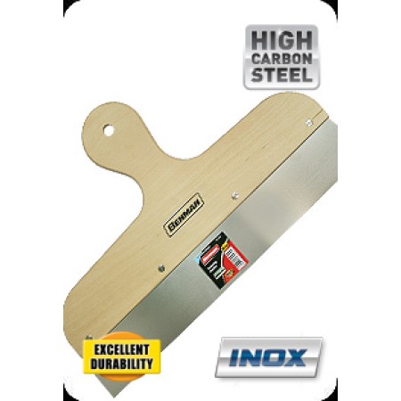 ΣΠΑΤΟΥΛΑ ΜΕΓΑΛΗΣ ΕΠΙΦΑΝΕΙΑΣ INOX  35CM BENMAN