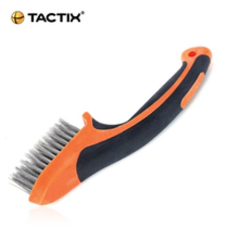 ΣΥΡΜΑΤΟΒΟΥΡΤΣΑ ΧΕΙΡΟΣ ΙΝΟΧ 125MM TACTIX 315031