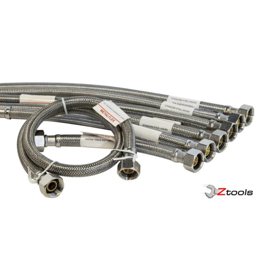 ΣΠΙΡΑΛ ΣΥΝΔΕΣΕΩΣ INOX ΒΑΡΕΩΣ ΤΥΠΟΥ METAFLEX 304 1/2 x 1/2 8-ΚΛΩΝΑ ORIGINAL ΘΗΛ-ΘΗΛ