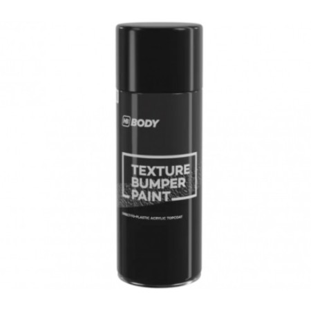  HB BODY BUMPER PAINT TEXTURE SPRAY ΜΑΥΡΟ ΑΝΑΓΛΥΦΟ ΑΚΡΥΛΙΚΟ ΣΠΡΕΙ ΠΡΟΦΥΛΑΚΤΗΡΩΝ 400ML