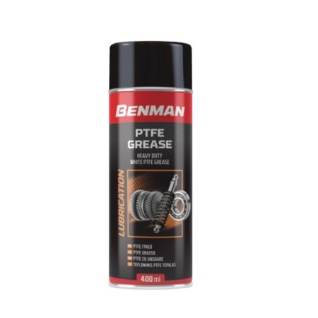 BENMAN SPRAY ΣΠΡΕΙ ΛΕΥΚΟ ΓΡΑΣΣΟ ΜΕ TEFLON 400ML