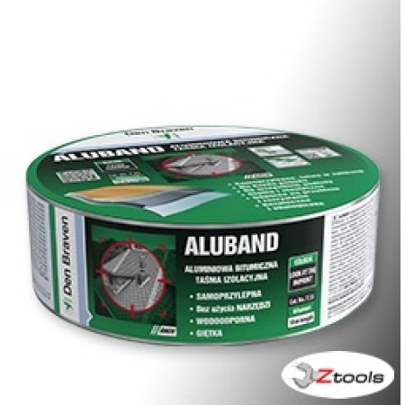 ΑΣΦΑΛΤΙΚΗ ΤΑΙΝΙΑ ΜΕ ΕΠΕΝΔΥΣΗ ΑΛΟΥΜΙΝΙΟΥ ALUBAND DENBRAVEN 5CM X 10M