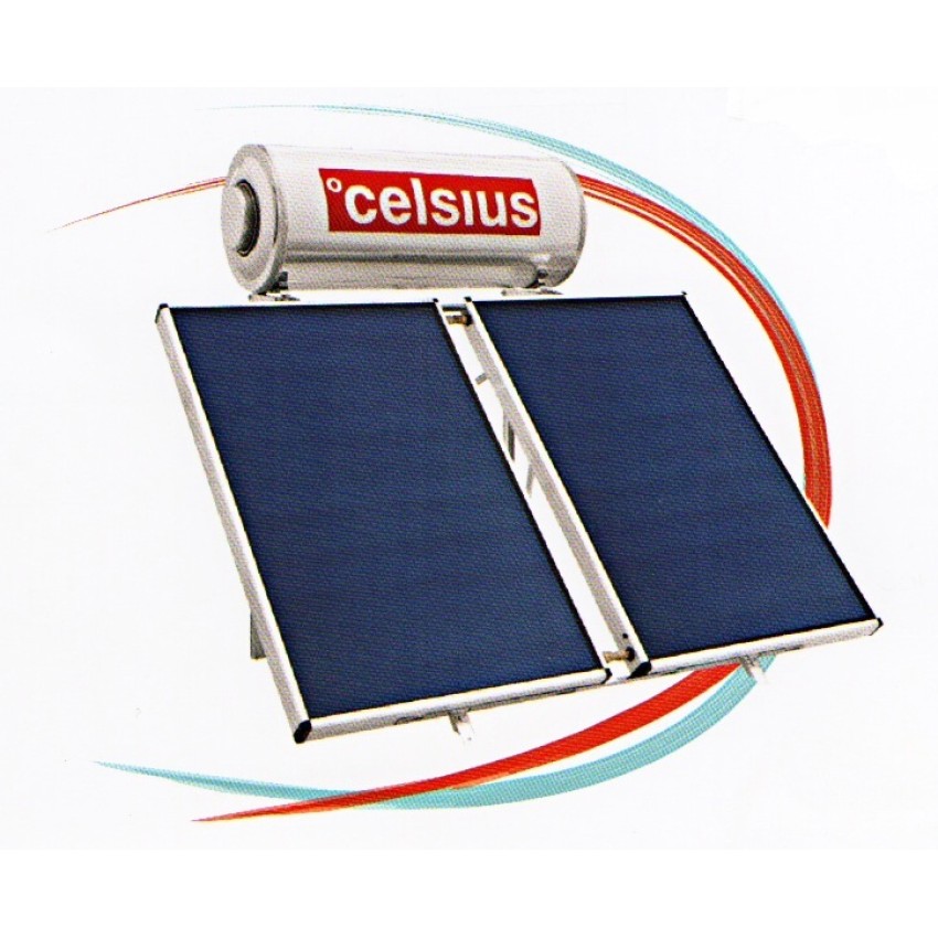 ΗΛΙΑΚΟΣ ΘΕΡΜΟΣΙΦΩΝΑΣ CELSIUS GLASS CE-LG 200LT / KSW ΚΑΘ