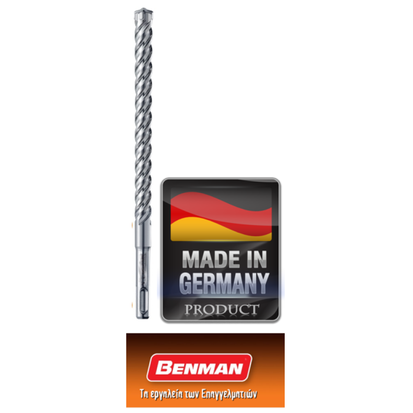 ΤΡΥΠΑΝΙ HAMMER DRILL BIT SDS-PLUS BENMAN 2 PLUS