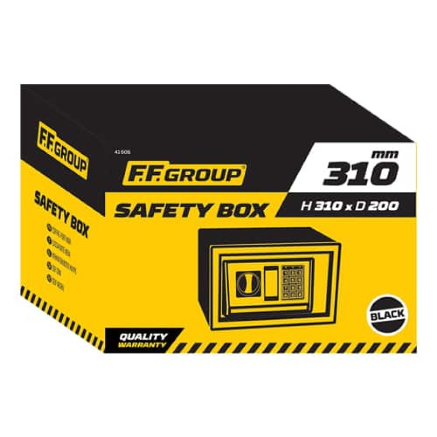 ΧΡΗΜΑΤΟΚΙΒΩΤΙΟ ΨΗΦΙΑΚΟ ΜΑΥΡΟ FF GROUP 31CMX20CMX20CM 41606
