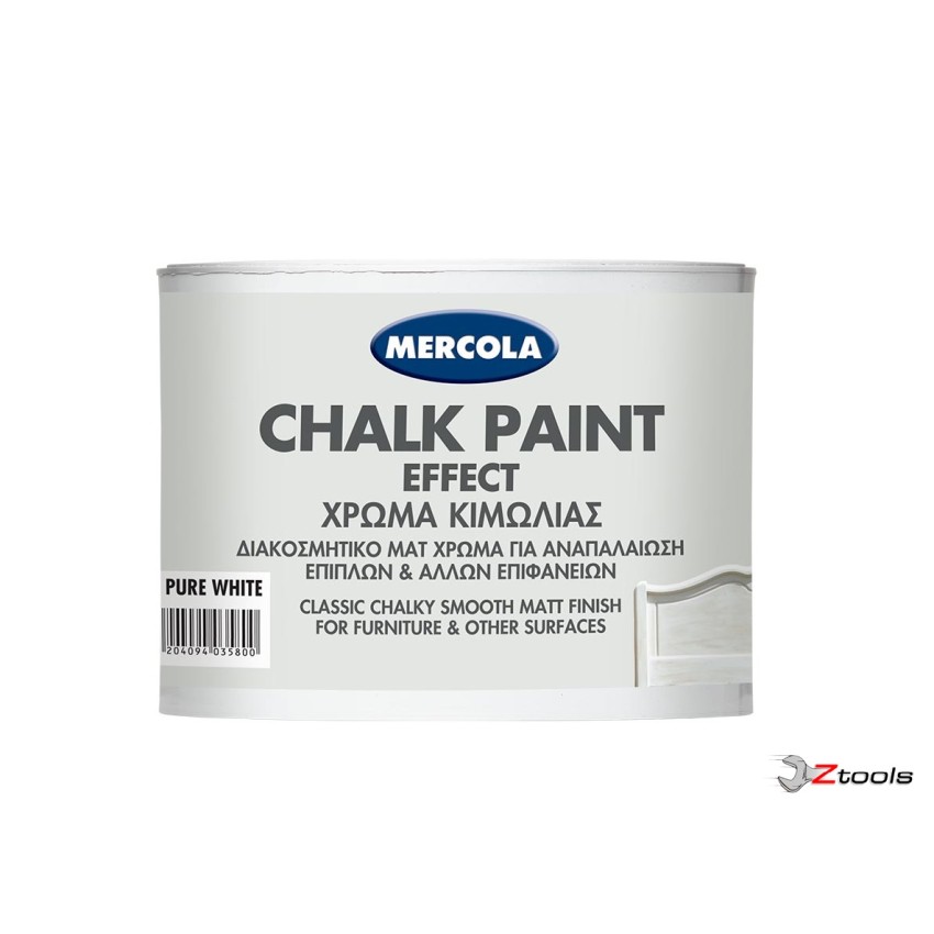 ΧΡΩΜΑ ΚΙΜΩΛΙΑΣ CHALK PAINT MERCOLA 375ML 