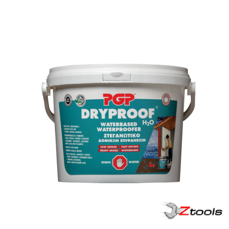ΣΤΕΓΑΝΩΤΙΚΟ ΜΟΝΩΤΙΚΟ ΔΟΜΙΚΩΝ ΕΠΙΦΑΝΕΙΩΝ DRYPROOF WATERBASED WATERPROOFER PGP