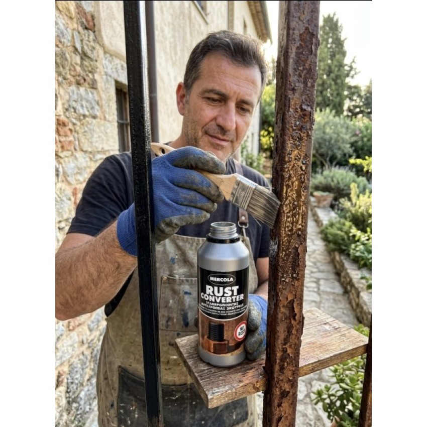 RUST CONVERTER ΜΕΤΑΤΡΟΠΕΑΣ ΣΚΟΥΡΙΑΣ ΣΕ ΜΕΤΑΛΛΟ MERCOLA 1LT